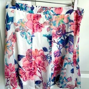 Show Me Your MuMu Floral Skirt